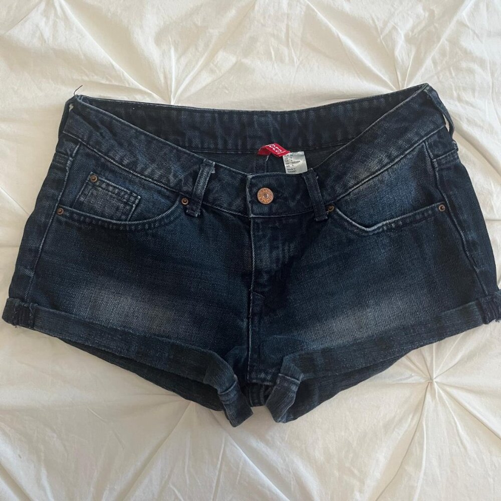 Blue denim short H&M